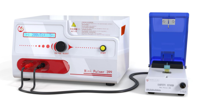 经济款电穿孔仪Mini Pulser 399左面开盖图